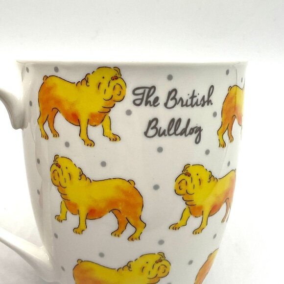 Milly Green The British Bulldog Graphic Coffee Tea Large Mug 20oz Made England - Picture 4 of 9